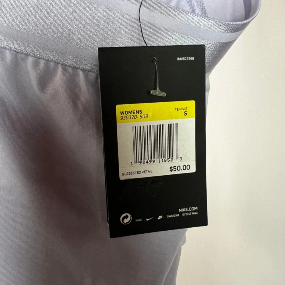 NWT Nike Skort Women‎ Small Dri-Fit Tennis Golf Purple Lavender Athletic Mini